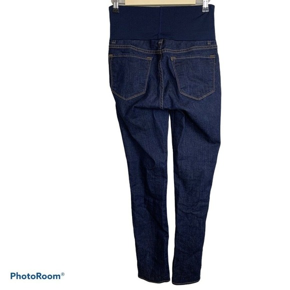 A Pea in the Pod J Brand Maternity Blue Jeans Boot - Picture 3 of 10